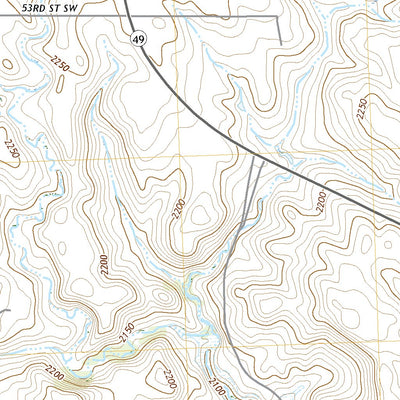 United States Geological Survey Heart Butte, ND (2020, 24000-Scale) digital map