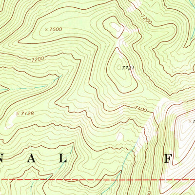 United States Geological Survey Heart Lake, MT (1968, 24000-Scale) digital map