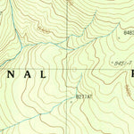 United States Geological Survey Heart Lake, WY (1986, 24000-Scale) digital map