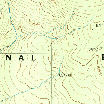 United States Geological Survey Heart Lake, WY (1986, 24000-Scale) digital map
