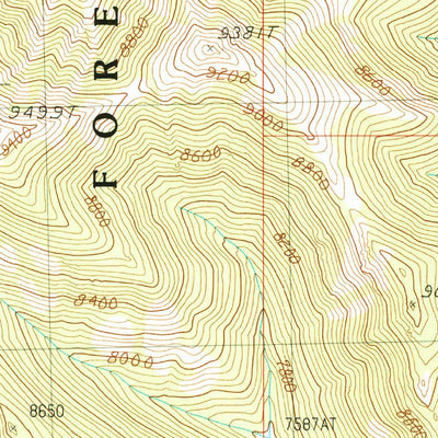 United States Geological Survey Heart Mountain, ID (1987, 24000-Scale) digital map