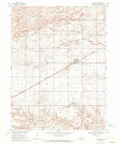 United States Geological Survey Heartwell, NE (1969, 24000-Scale) digital map