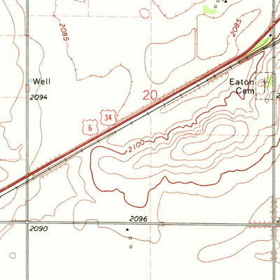 United States Geological Survey Heartwell, NE (1969, 24000-Scale) digital map