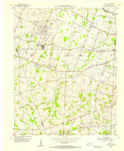 United States Geological Survey Heath, KY (1954, 24000-Scale) digital map