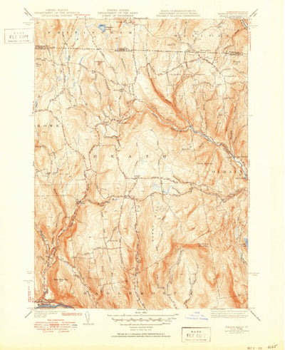 United States Geological Survey Heath, MA-VT (1945, 31680-Scale) digital map