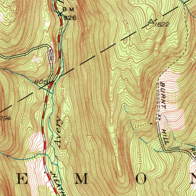 United States Geological Survey Heath, MA-VT (1961, 24000-Scale) digital map