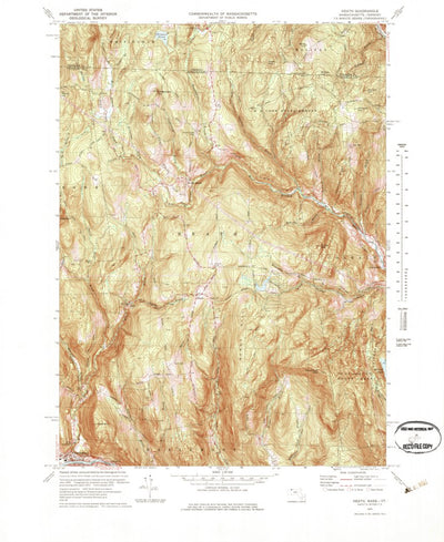 United States Geological Survey Heath, MA-VT (1974, 25000-Scale) digital map