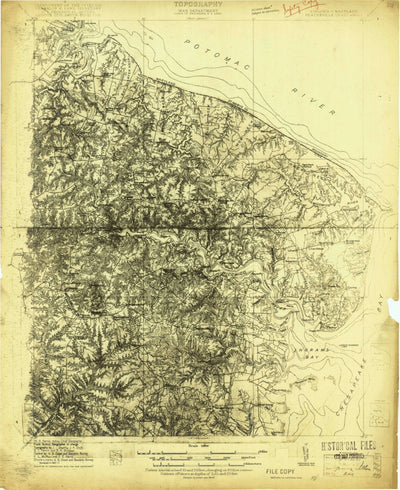 United States Geological Survey Heathsville, VA-MD (1917, 48000-Scale) digital map
