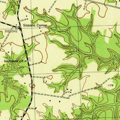 United States Geological Survey Heathsville, VA-MD (1944, 31680-Scale) digital map