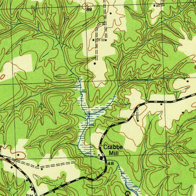 United States Geological Survey Heathsville, VA-MD (1944, 31680-Scale) digital map
