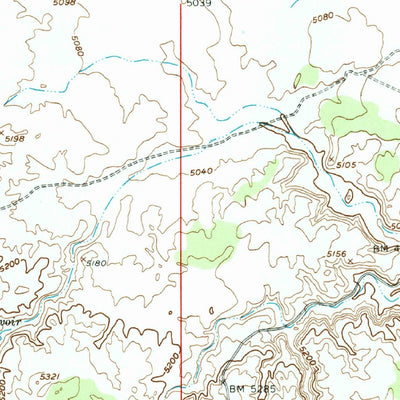 United States Geological Survey Heaton Knolls, AZ (1954, 62500-Scale) digital map