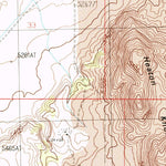 United States Geological Survey Heaton Knolls, AZ (1988, 24000-Scale) digital map