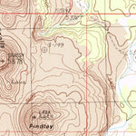 United States Geological Survey Heaton Knolls, AZ (1988, 24000-Scale) digital map