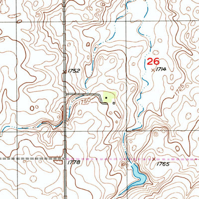 United States Geological Survey Heaton, ND (1951, 24000-Scale) digital map