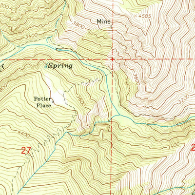 United States Geological Survey Heavens Gate, ID (1964, 24000-Scale) digital map