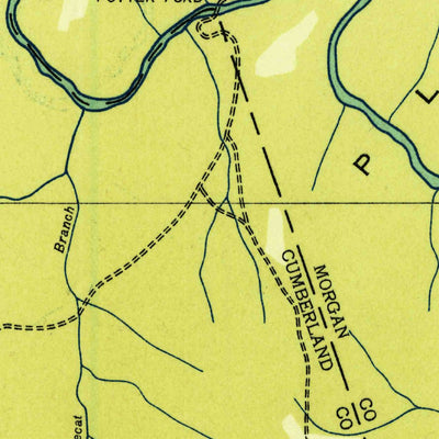 United States Geological Survey Hebbertsburg, TN (1936, 24000-Scale) digital map