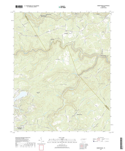 United States Geological Survey Hebbertsburg, TN (2019, 24000-Scale) digital map