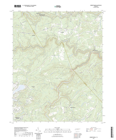 United States Geological Survey Hebbertsburg, TN (2022, 24000-Scale) digital map