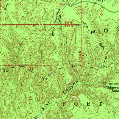 United States Geological Survey Heber, AZ (1961, 62500-Scale) digital map