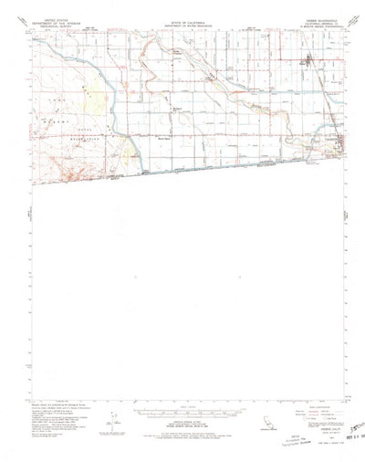 United States Geological Survey Heber, CA (1957, 62500-Scale) digital map