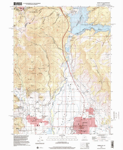 United States Geological Survey Heber City, UT (1999, 24000-Scale) digital map