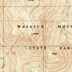 United States Geological Survey Heber City, UT (1999, 24000-Scale) digital map
