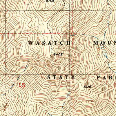 United States Geological Survey Heber City, UT (1999, 24000-Scale) digital map
