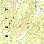 United States Geological Survey Heber Mountain, UT (1967, 24000-Scale) digital map