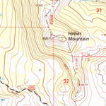 United States Geological Survey Heber Mountain, UT (1998, 24000-Scale) digital map