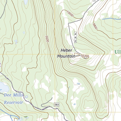 United States Geological Survey Heber Mountain, UT (2023, 24000-Scale) digital map