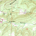 United States Geological Survey Heber Springs, AR (1963, 24000-Scale) digital map