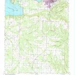 United States Geological Survey Heber Springs, AR (1989, 24000-Scale) digital map
