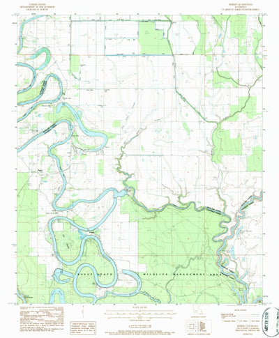 United States Geological Survey Hebert, LA (1983, 24000-Scale) digital map