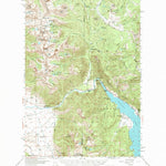 United States Geological Survey Hebgen Dam, MT-ID (1950, 62500-Scale) digital map