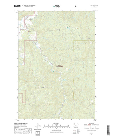 United States Geological Survey Hebo, OR (2020, 24000-Scale) digital map