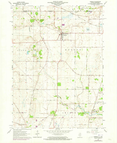 United States Geological Survey Hebron, IL-WI (1963, 24000-Scale) digital map