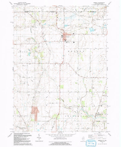 United States Geological Survey Hebron, IL-WI (1992, 24000-Scale) digital map