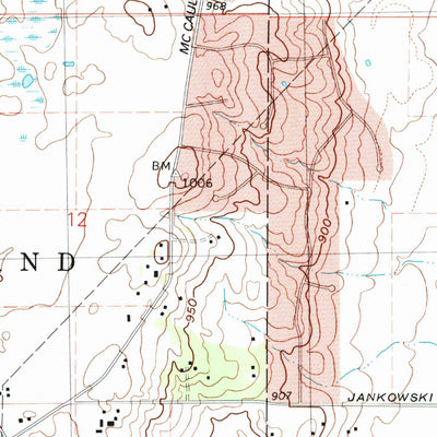 United States Geological Survey Hebron, IL-WI (1992, 24000-Scale) digital map