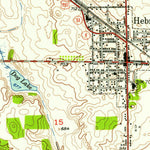 United States Geological Survey Hebron, IN (1953, 24000-Scale) digital map