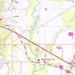 United States Geological Survey Hebron, MS (1965, 24000-Scale) digital map