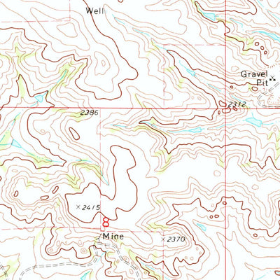 United States Geological Survey Hebron, ND (1973, 24000-Scale) digital map