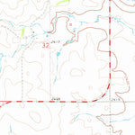 United States Geological Survey Hebron SE, ND (1973, 24000-Scale) digital map