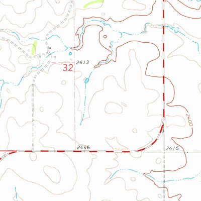 United States Geological Survey Hebron SE, ND (1973, 24000-Scale) digital map