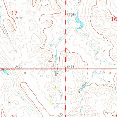 United States Geological Survey Hebron SE, ND (1973, 24000-Scale) digital map
