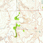 United States Geological Survey Hebron SW, NE-KS (1960, 24000-Scale) digital map
