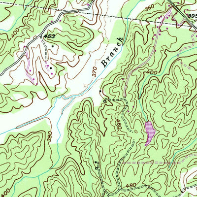United States Geological Survey Hebron, TN (1950, 24000-Scale) digital map