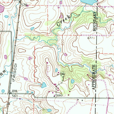United States Geological Survey Hebron, TX (1960, 24000-Scale) digital map