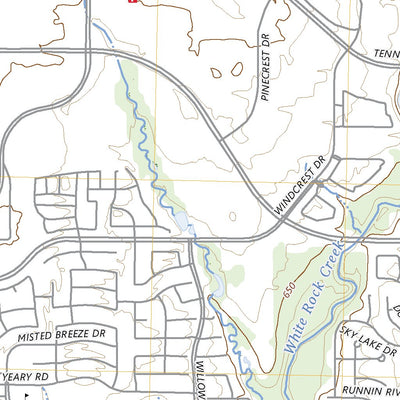 United States Geological Survey Hebron, TX (2023, 24000-Scale) digital map