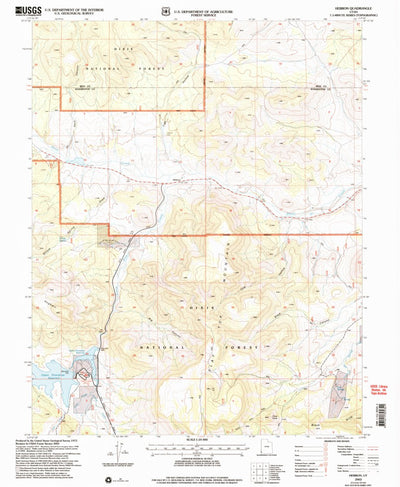 United States Geological Survey Hebron, UT (2002, 24000-Scale) digital map