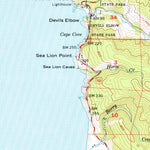 United States Geological Survey Heceta Head, OR (1956, 62500-Scale) digital map